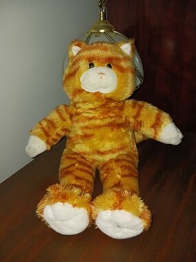 Vintage Build-A-Bear Orange Tabby Cat Plush Classic Stuffed Animal